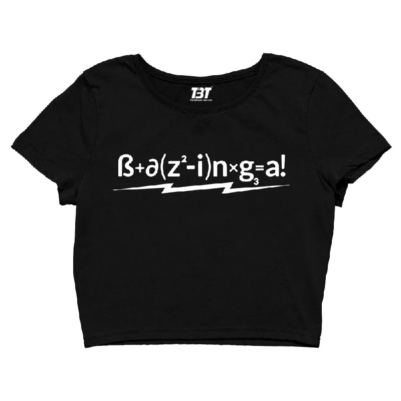 The Big Bang Theory Crop Top - Bazinga Equation