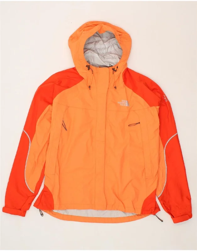 THE NORTH FACE Womens Hyvent Hooded Rain Jacket UK 18 XL Orange