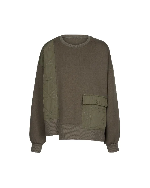 Pocket Ront Padded Sweatshirt