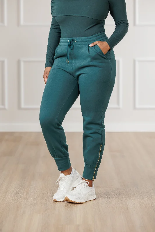 Soleil Slim Fit Jogger - Emerald