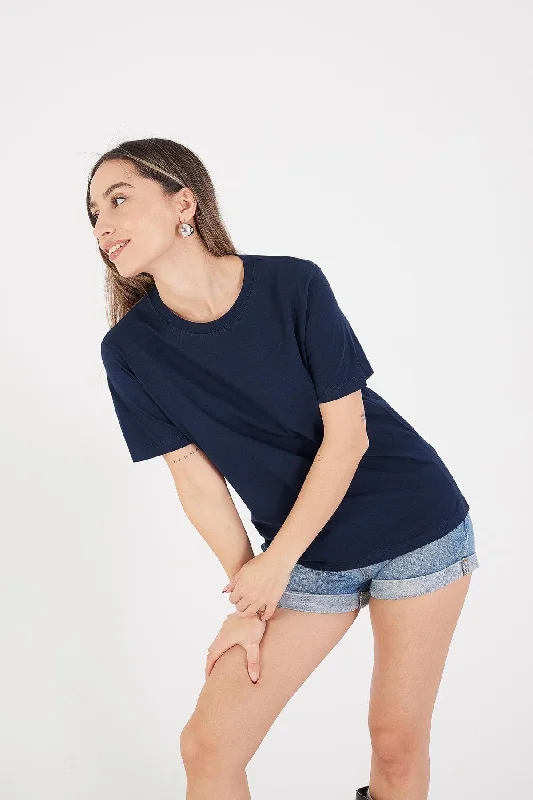 Basic T-shirt With Round Neck