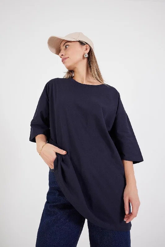 Basic T-shirt With Round Neck