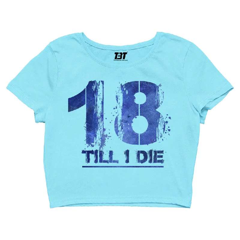 Bryan Adams Crop Top - 18 Till I Die