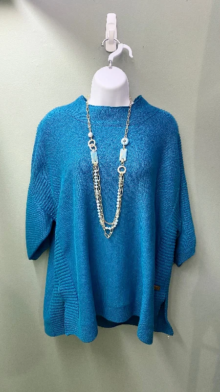 ** Shannon Passero Teal Knit Pullover Sweater