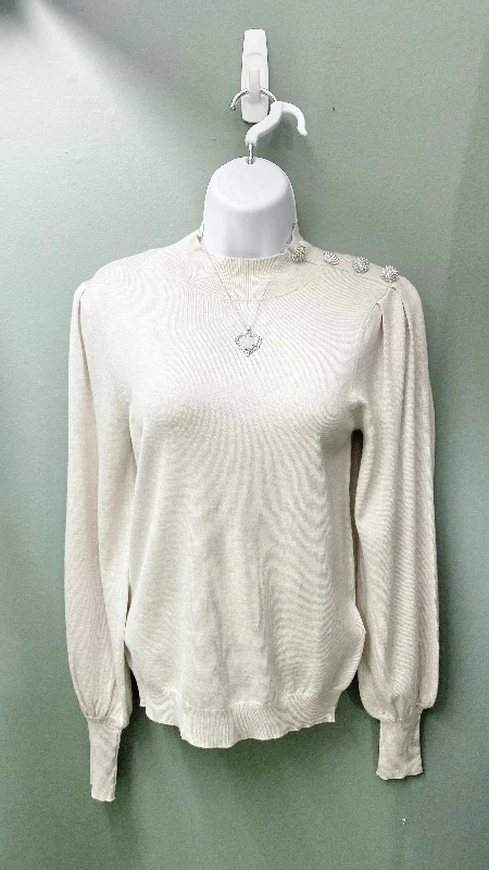 ** Soya Concept Rhinestone Button Sweater