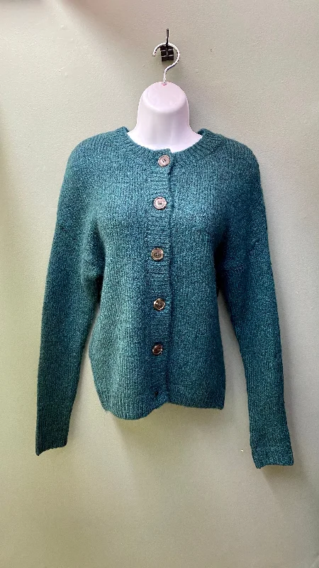 ** Soya Green Button Down Sweater