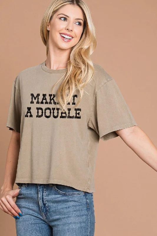 Zutter Make It a Double Graphic Tee