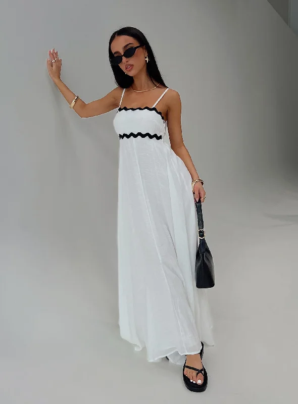 Croxetti Maxi Dress White