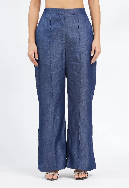 Denim Flared Pant