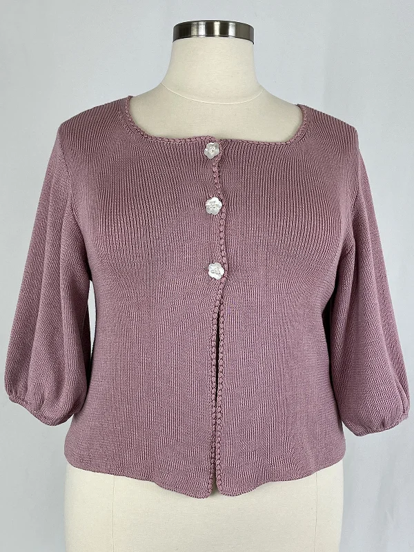 Beyond Threads Size XL (16/18) Dusty Rose Sweater